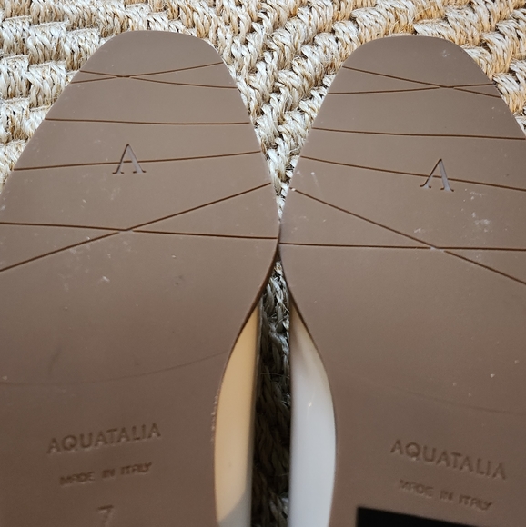 Aquatalia Creme Patent Loafer - Picture 5 of 6